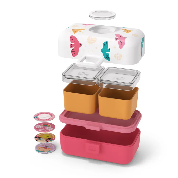 Tresor lunchbox dla dzieci 0,8 l Birds / Monbento