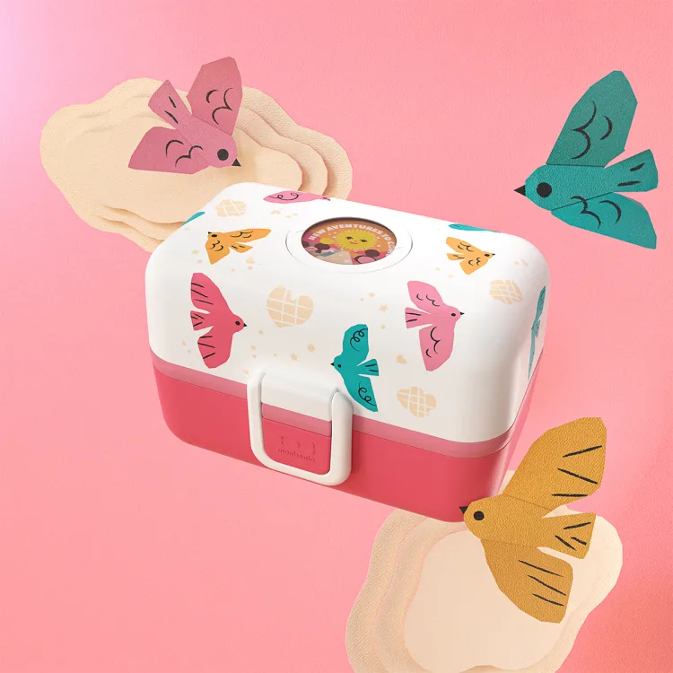 Tresor lunchbox dla dzieci 0,8 l Birds / Monbento