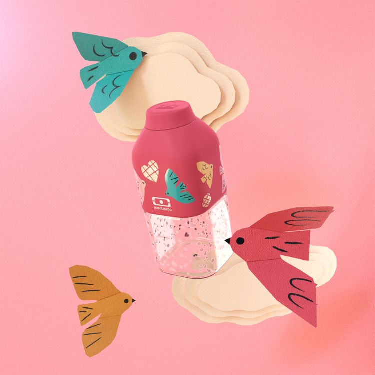 Positive butelka na wodę 0,33 l Birds / Monbento