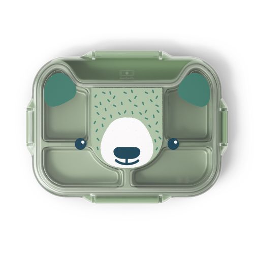 Wonder lunchbox dla dzieci 0,95 l Green Bear / Monbento