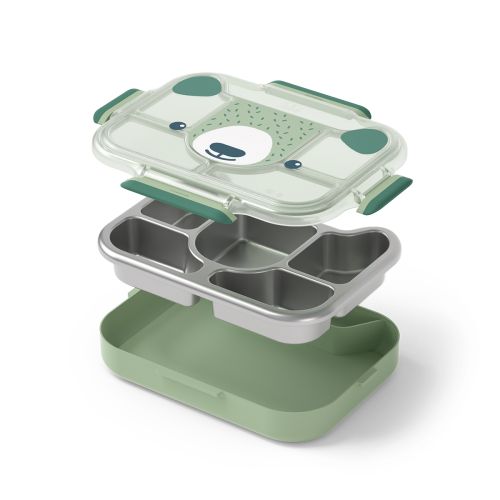 Wonder lunchbox dla dzieci 0,95 l Green Bear / Monbento