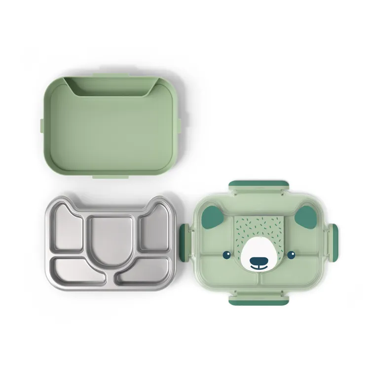 Wonder lunchbox dla dzieci 0,95 l Green Bear / Monbento