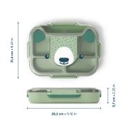 Wonder lunchbox dla dzieci 0,95 l Green Bear / Monbento