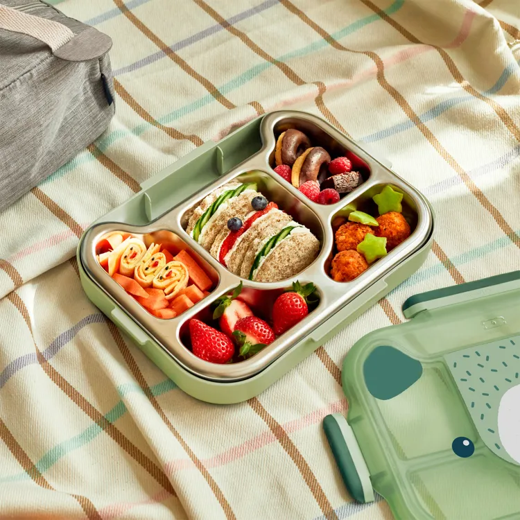 Wonder lunchbox dla dzieci 0,95 l Green Bear / Monbento