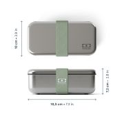 Sense bento lunchbox 0,7 l Green Natural / Monbento