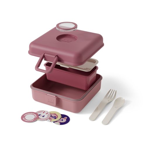 Snacky lunchbox dla dzieci 0,85 l Pink Blush / Monbento