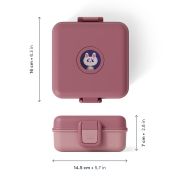 Snacky lunchbox dla dzieci 0,85 l Pink Blush / Monbento
