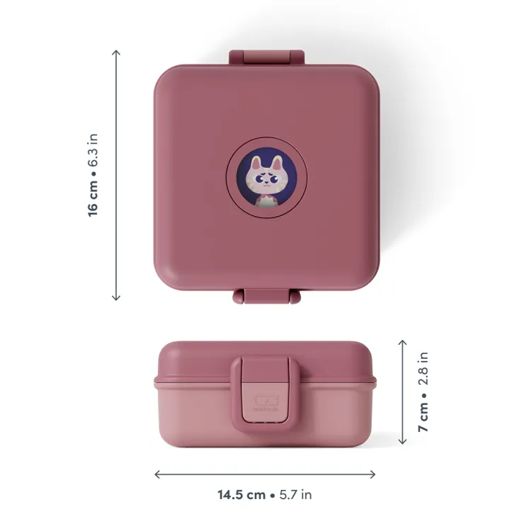 Snacky lunchbox dla dzieci 0,85 l Pink Blush / Monbento