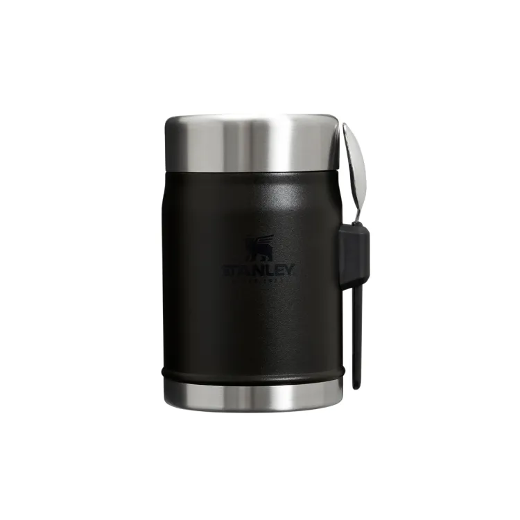 Termos obiadowy ze sztućcem Classic Legendary 0.4L Black 2.0 / Stanley