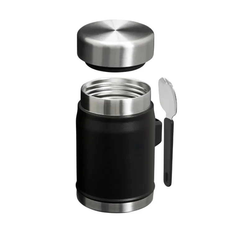Termos obiadowy ze sztućcem Classic Legendary 0.4L Black 2.0 / Stanley