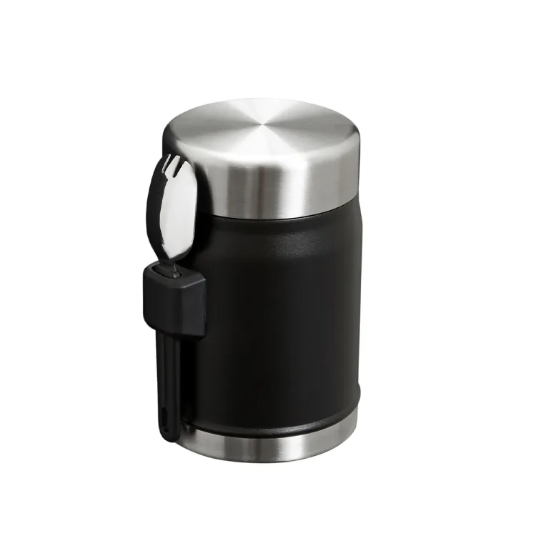 Termos obiadowy ze sztućcem Classic Legendary 0.4L Black 2.0 / Stanley