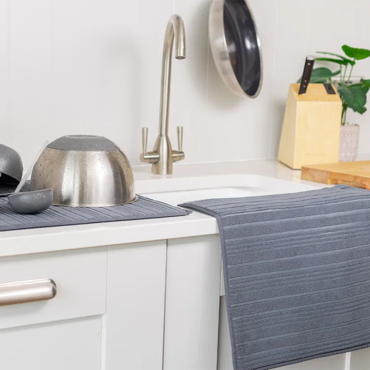 Mata do suszenia naczyń 2 szt. Charcoal Grey / KitchenAid