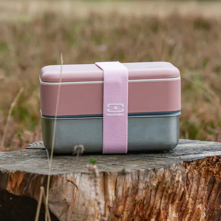 Sense Original bento lunchbox 1.2L Rose Moka / Monbento