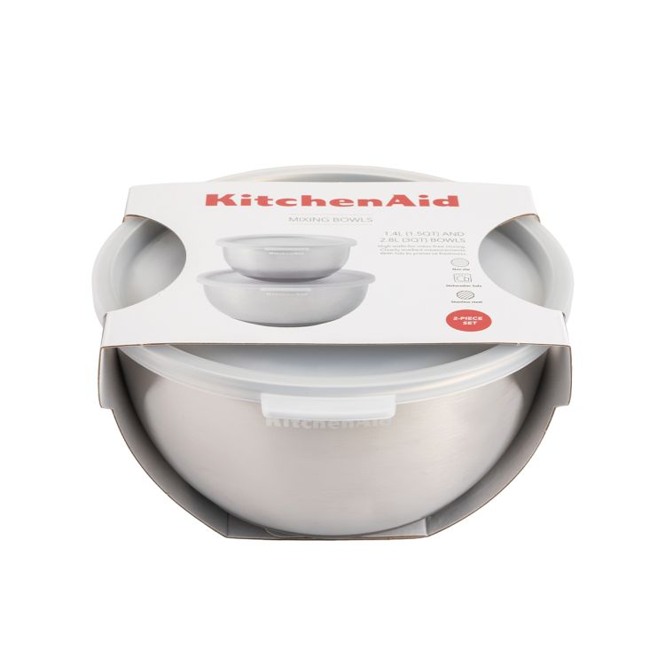 Zestaw misek ze stali nierdzewnej 2 szt. / KitchenAid