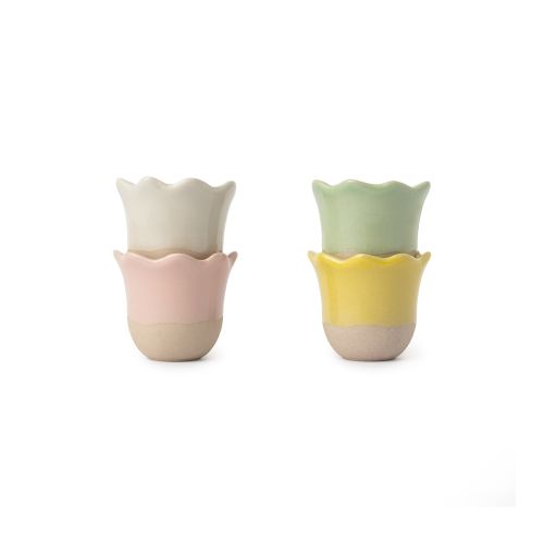 Kieliszki ceramiczne na jajka 4 szt Big Love / Jamie Oliver