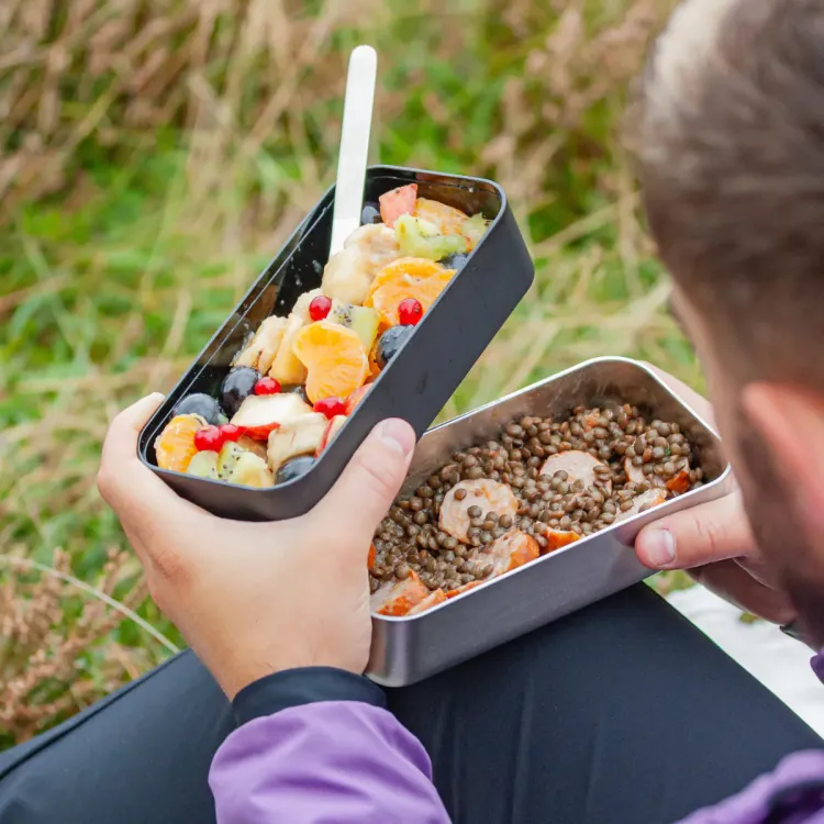 Sense Original bento lunchbox 1.2L Noir Onyx / Monbento