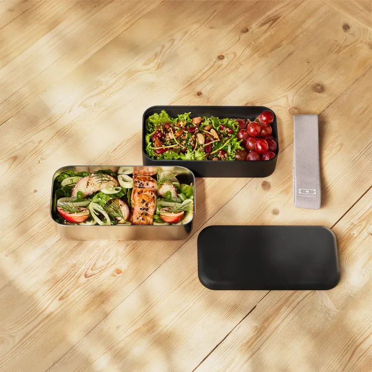 Sense Original bento lunchbox 1.2L Noir Onyx / Monbento