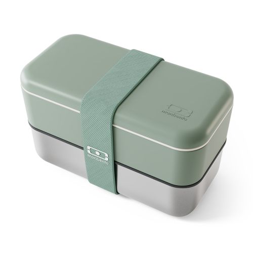 Sense Original bento lunchbox 1.2L Green Natural / Monbento