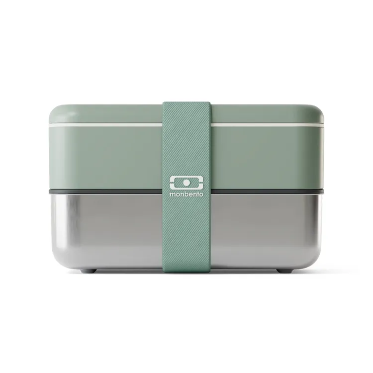 Sense Original bento lunchbox 1.2L Green Natural / Monbento
