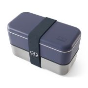 Sense Original bento lunchbox 1.2L Blue Natural / Monbento