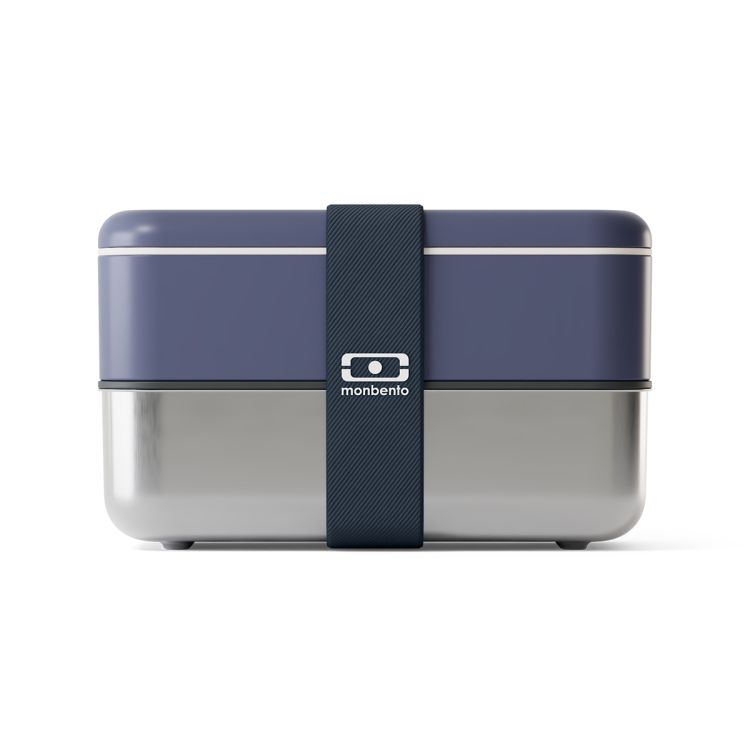 Sense Original bento lunchbox 1.2L Blue Natural / Monbento