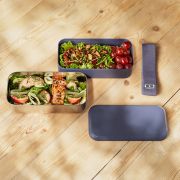 Sense Original bento lunchbox 1.2L Blue Natural / Monbento