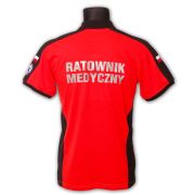 Koszulka Polo ratownicza PRM-25 FLUO męska odblaskowa