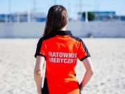 Koszulka ratownicza FLUO damska odblaskowa FUNKCYJNA