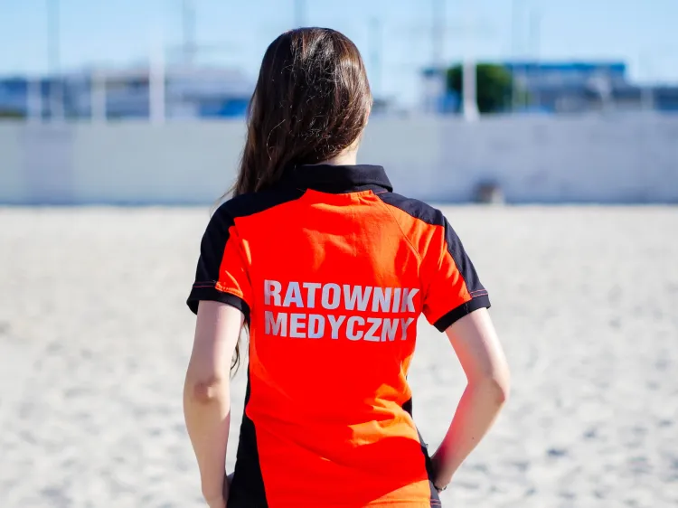 Koszulka ratownicza FLUO damska odblaskowa FUNKCYJNA