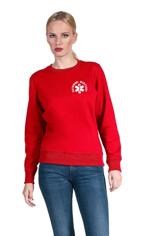 Bluza ratownicza FUNKCYJNA damska czerwona
