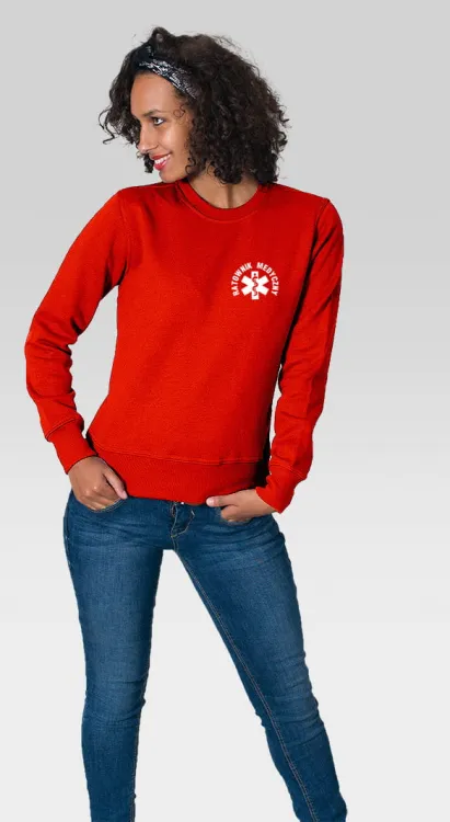 Bluza ratownicza FUNKCYJNA damska czerwona