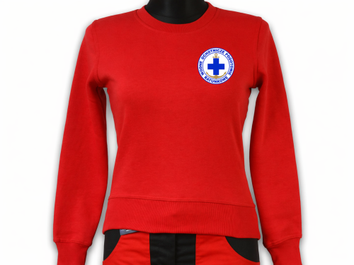 Czerwona bluza z logo ratunkowym.png