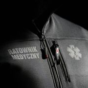 Bluza męska ratownicza STRONGSIDE North Wind czarna personalizowana