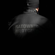 Bluza męska ratownicza STRONGSIDE North Wind czarna personalizowana