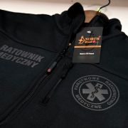 Bluza męska ratownicza STRONGSIDE North Wind czarna personalizowana