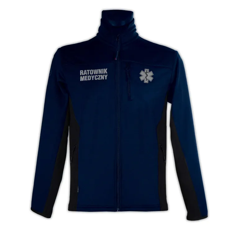 Bluza męska ratownicza STRONGSIDE North Wind granatowa personalizowana