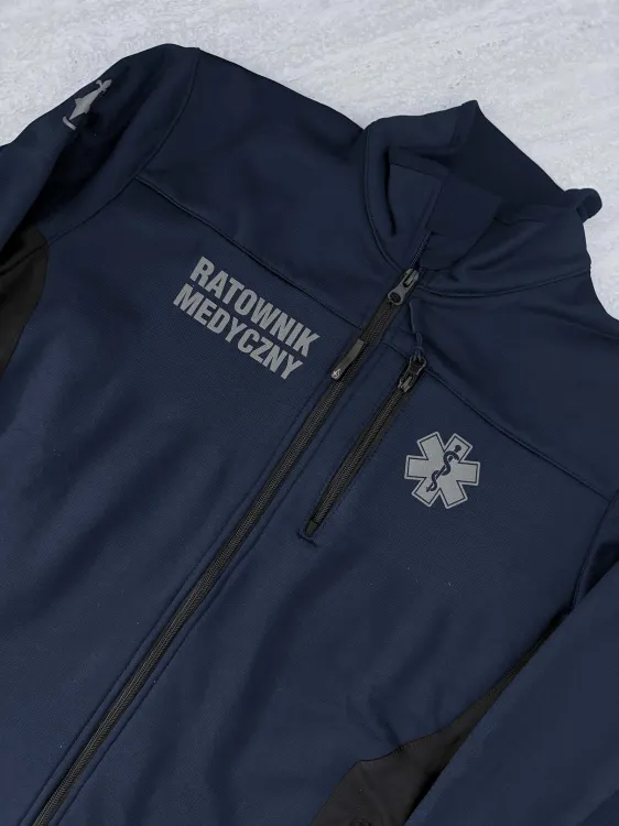 Bluza męska ratownicza STRONGSIDE North Wind granatowa personalizowana