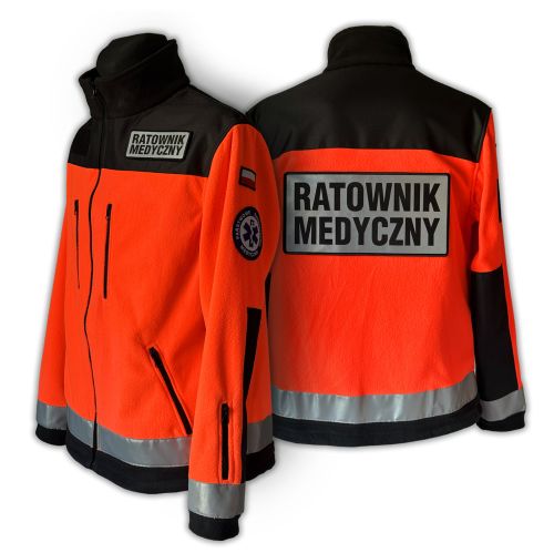 Polar ratowniczy BASIC PRM-25 FLUO z kompletem emblematów