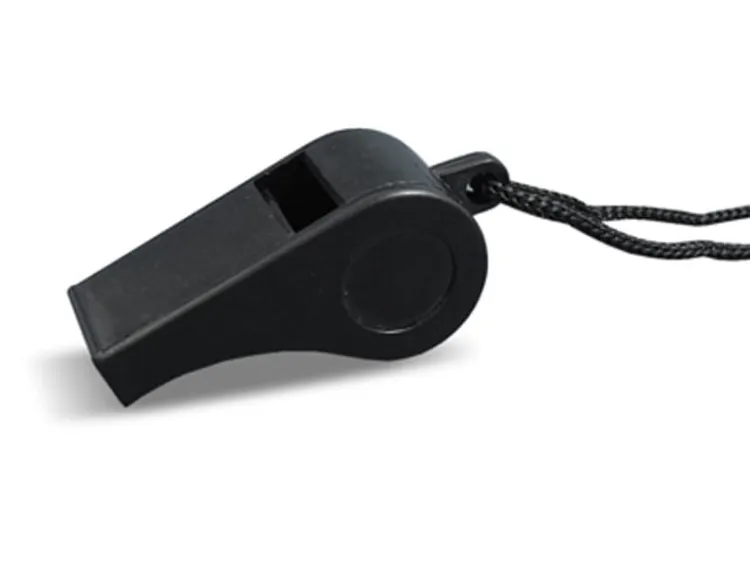 Gwizdek plastikowy czarny