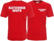 Koszulka męska RATOWNIK WOPR czerwona