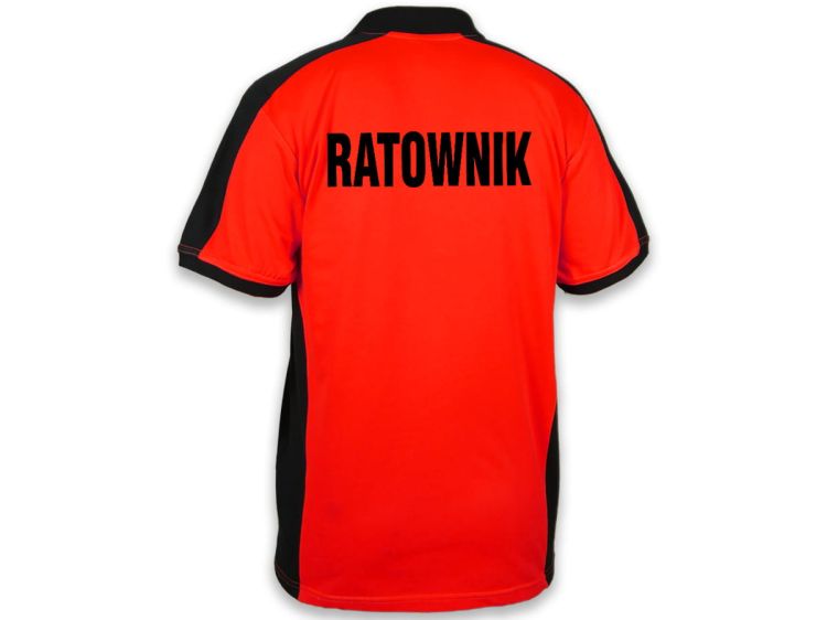 Koszulka Polo RATOWNIK męska FLUO