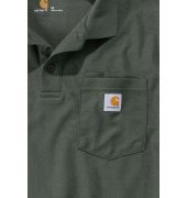 Koszulka Carhartt Polo Contractor's Work Pocket moss