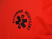 Koszulka ratownicza Polo FLUO męska FUNKCYJNA z długim rękawem