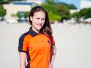 Koszulka ratownicza Polo FLUO męska FUNKCYJNA z długim rękawem