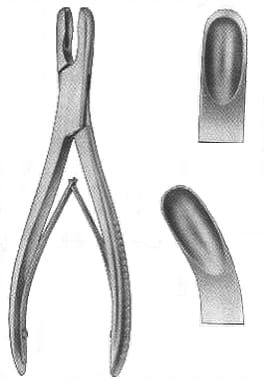 Odgryzacz kostny typ Luer 17 cm