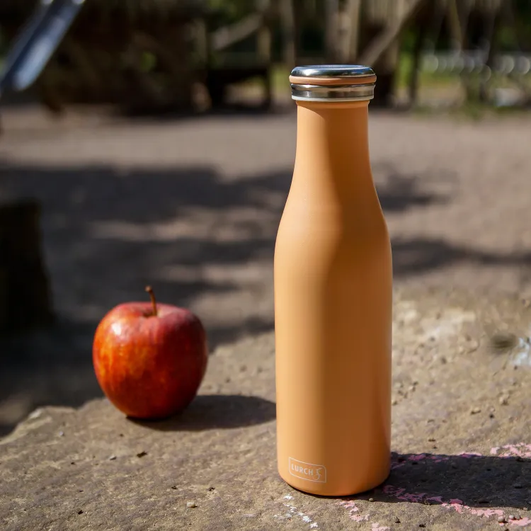 Butelka termiczna Lurch stalowa 0,5 l pomarańczowa perłowa