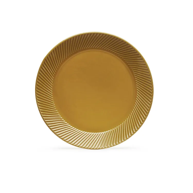 Talerz Sagaform Coffee żółty ceramika 20 cm