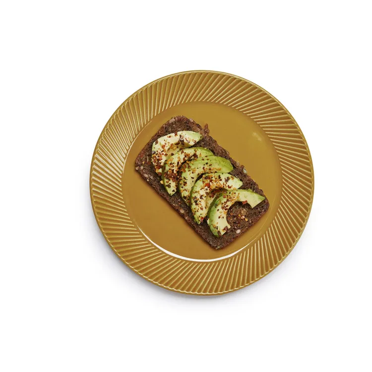 Talerz Sagaform Coffee żółty ceramika 20 cm