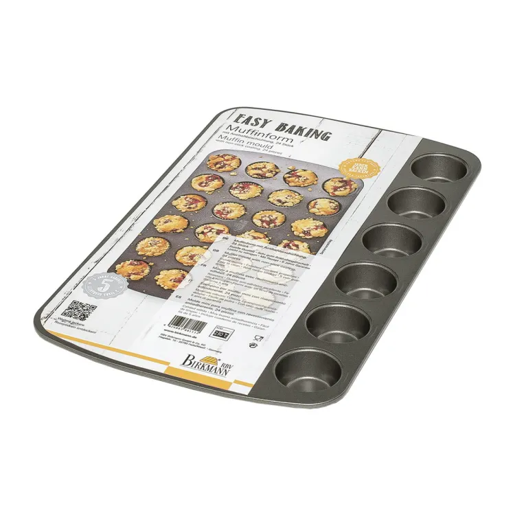 Forma do mini muffinów EASY BAKING - 24 ciastka / Birkmann