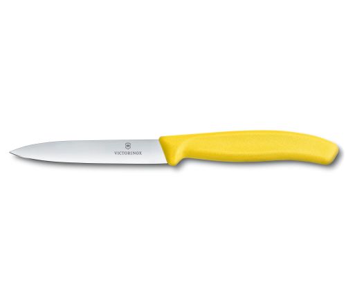 Nóż Victorinox do jarzyn, gładki, 10 cm, żółty